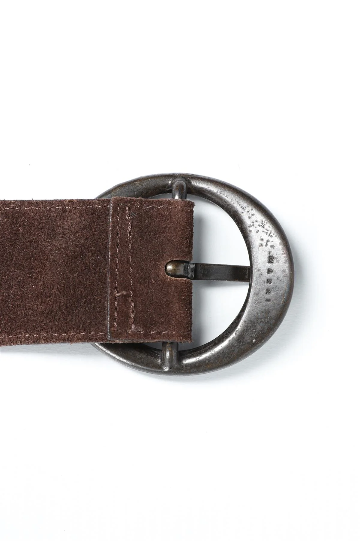 MARNI BROWN SUEDE BELT SMALL - Image 8
