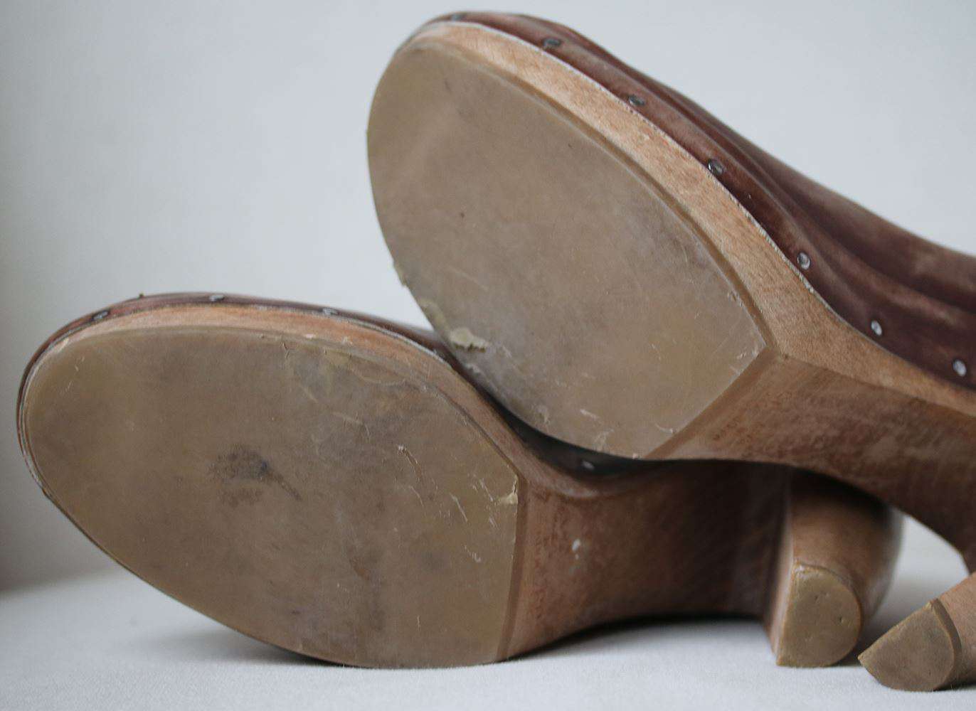MARNI LEATHER BLOCK HEEL PUMPS EU 39 UK 6 US 9 - Image 4