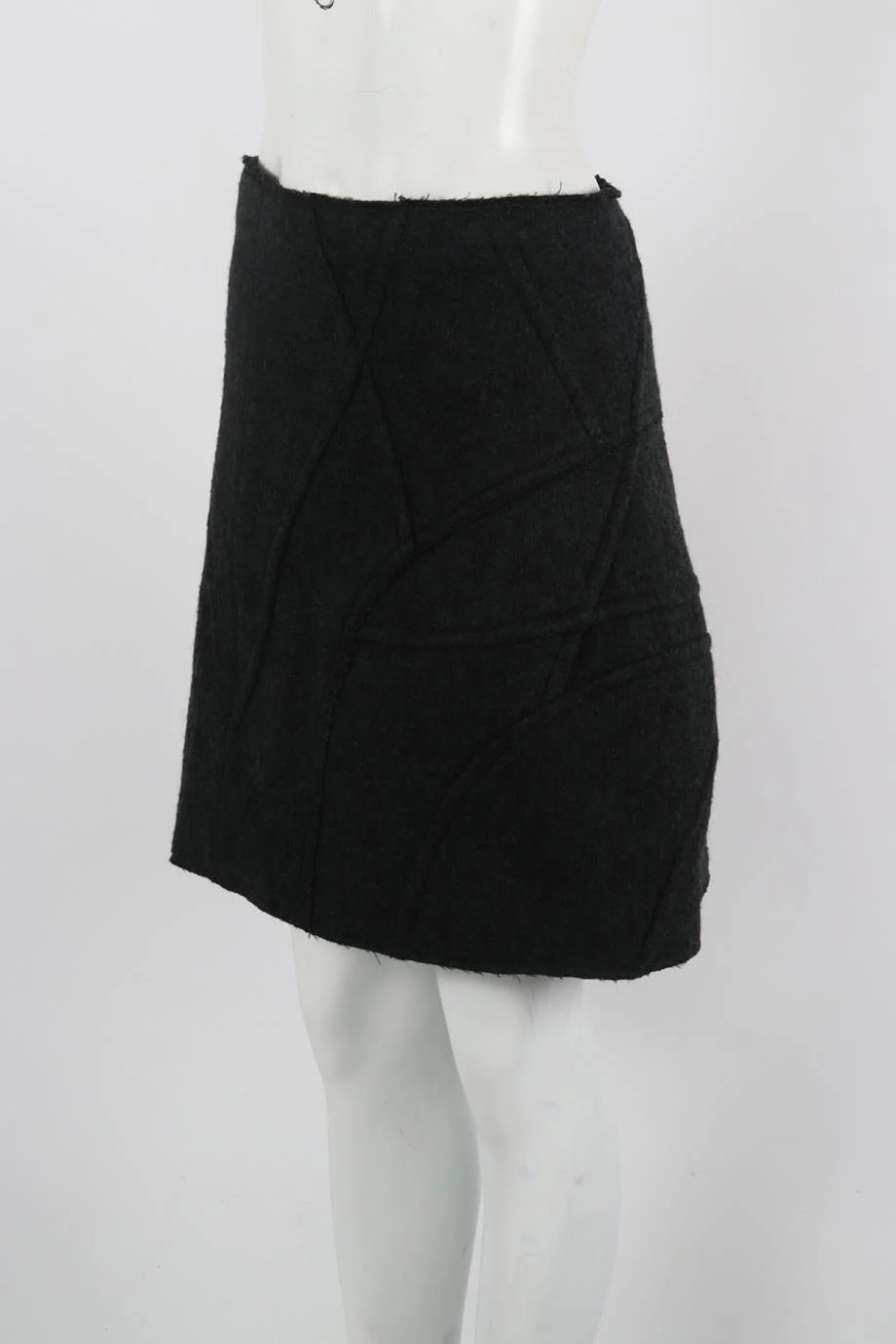 MARNI MOHAIR AND WOOL BLEND MINI SKIRT IT 42 UK 10 - Image 3