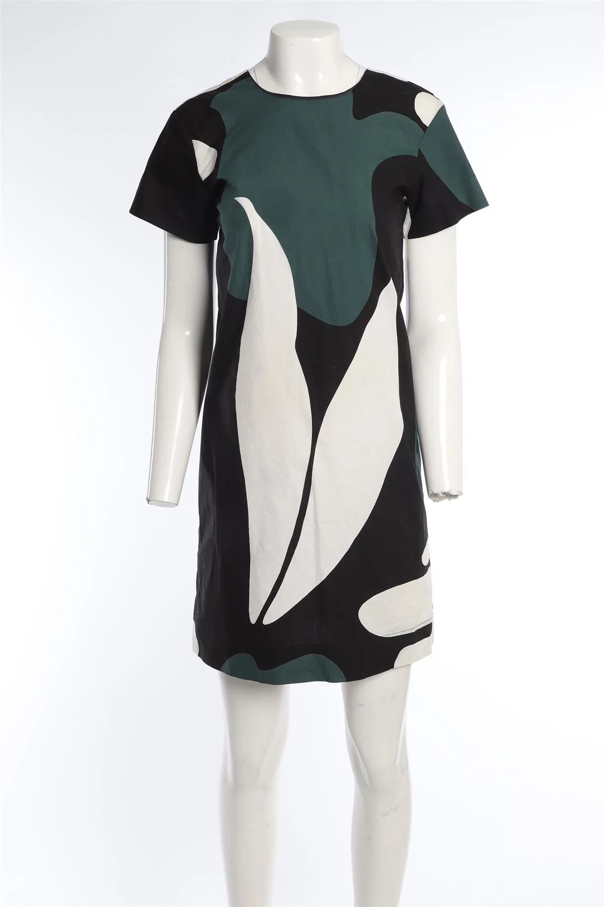 MARNI MULTI COTTON MINI DRESS IT 40 UK 8 - Image 2