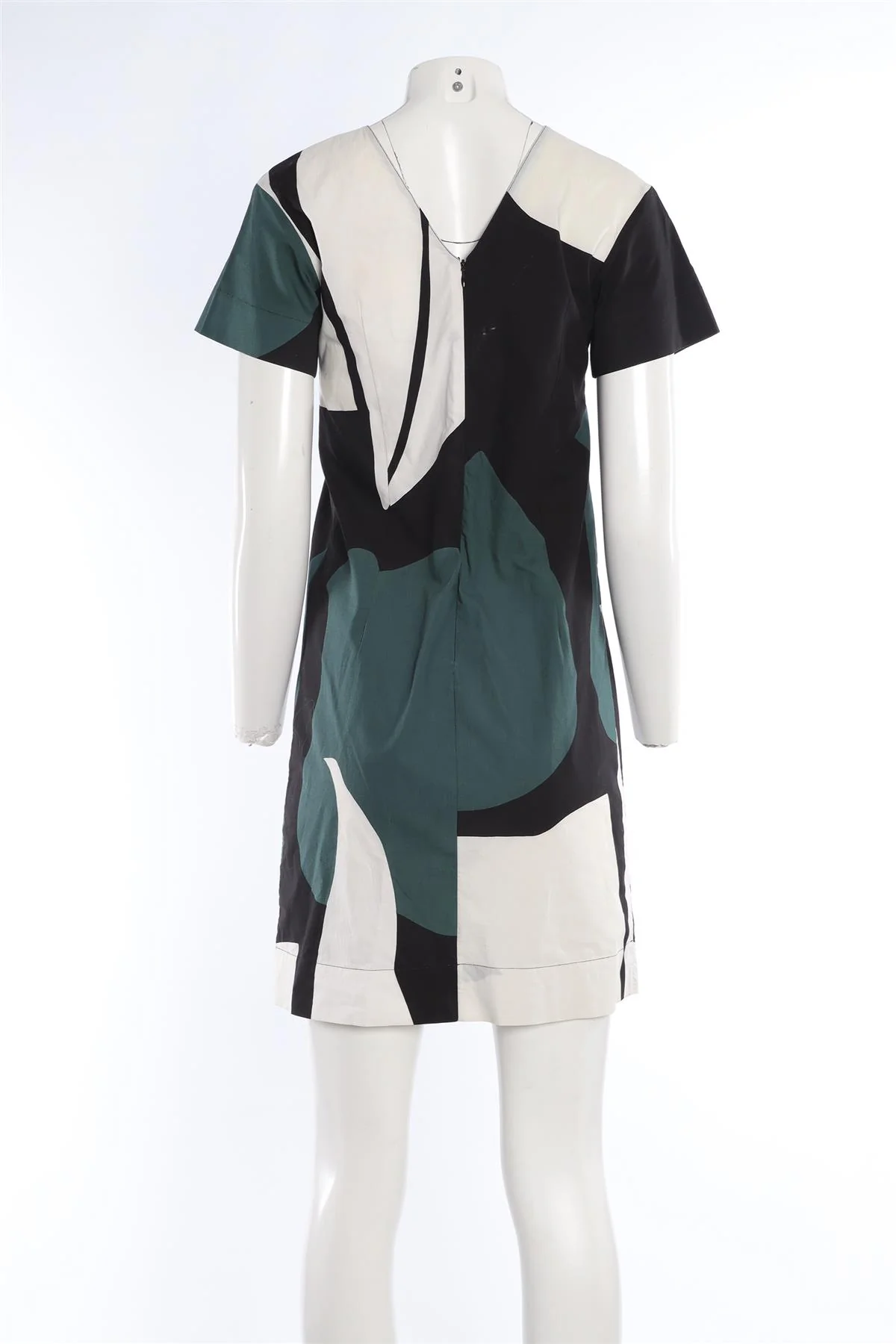 MARNI MULTI COTTON MINI DRESS IT 40 UK 8 - Image 4
