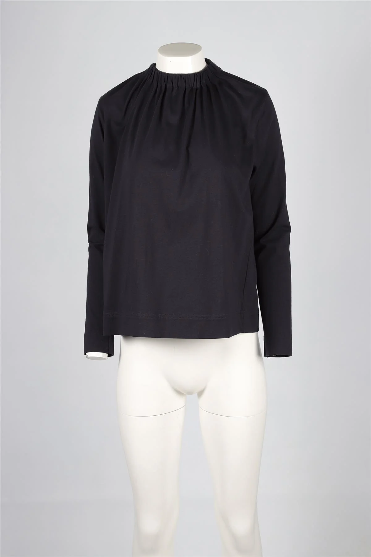 MARNI NAVY COTTON TOP IT 42 UK 10 - Image 2