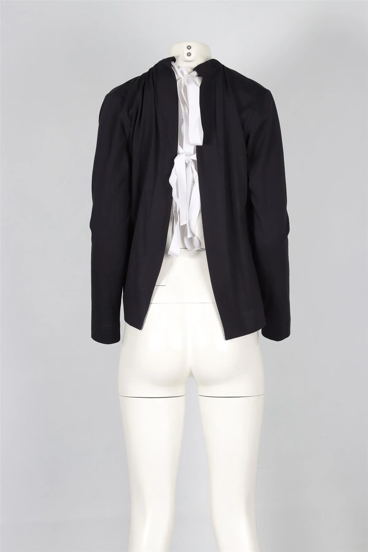 MARNI NAVY COTTON TOP IT 42 UK 10 - Image 4