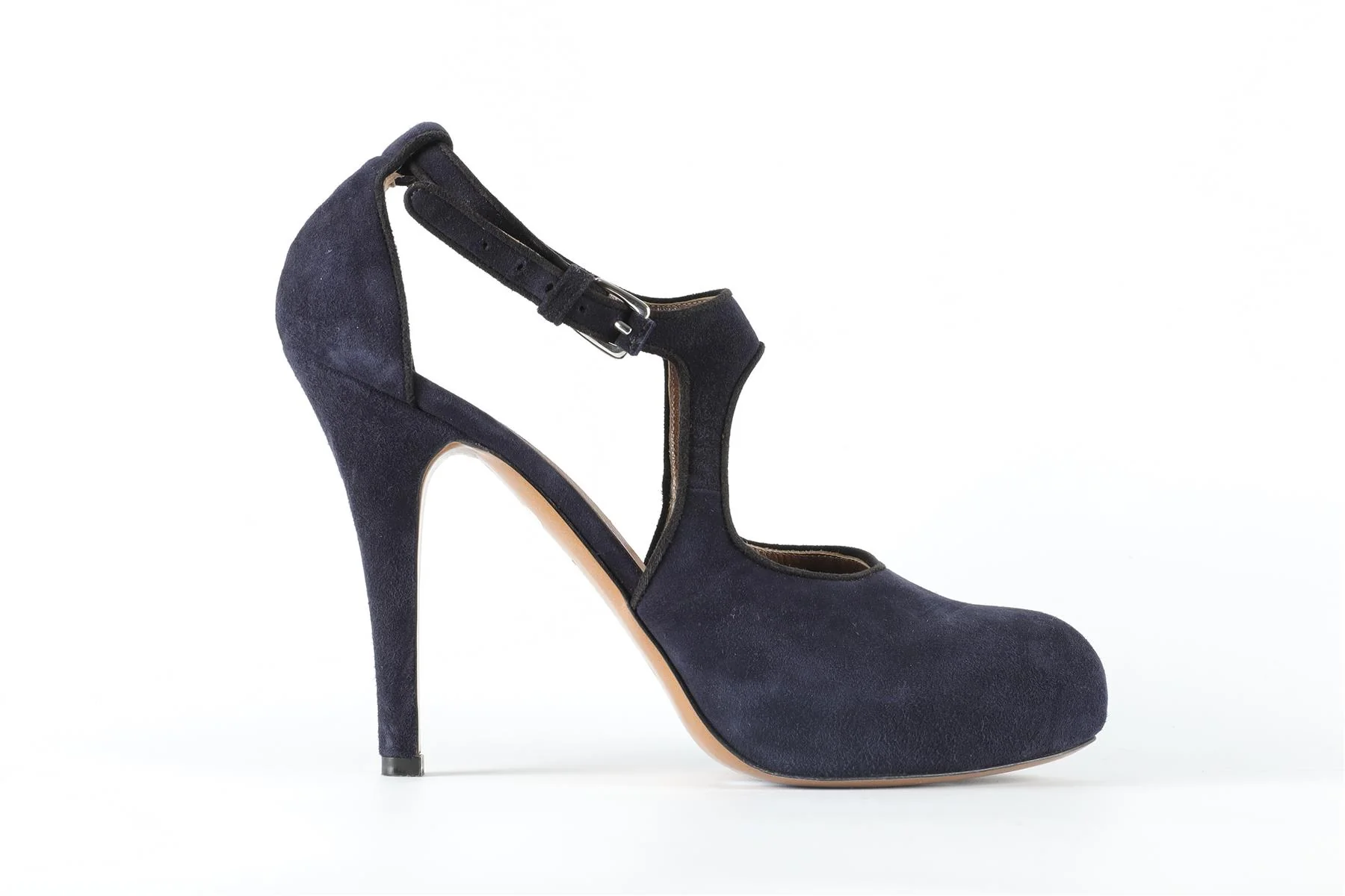 MARNI NAVY SUEDE PUMPS EU 39 UK 6 US 9 - Image 2