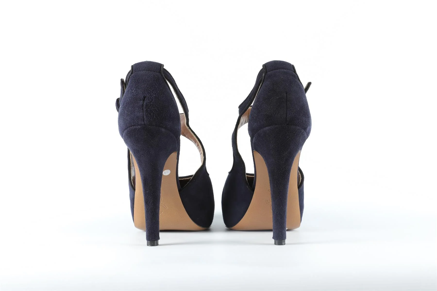 MARNI NAVY SUEDE PUMPS EU 39 UK 6 US 9 - Image 5