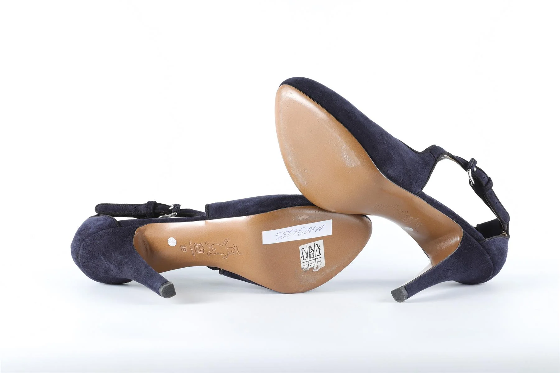 MARNI NAVY SUEDE PUMPS EU 39 UK 6 US 9 - Image 6
