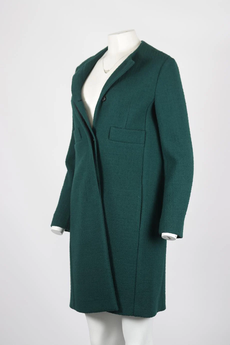 MARNI TWEED WOOL BLEND COAT IT 38 UK 6 - Image 3