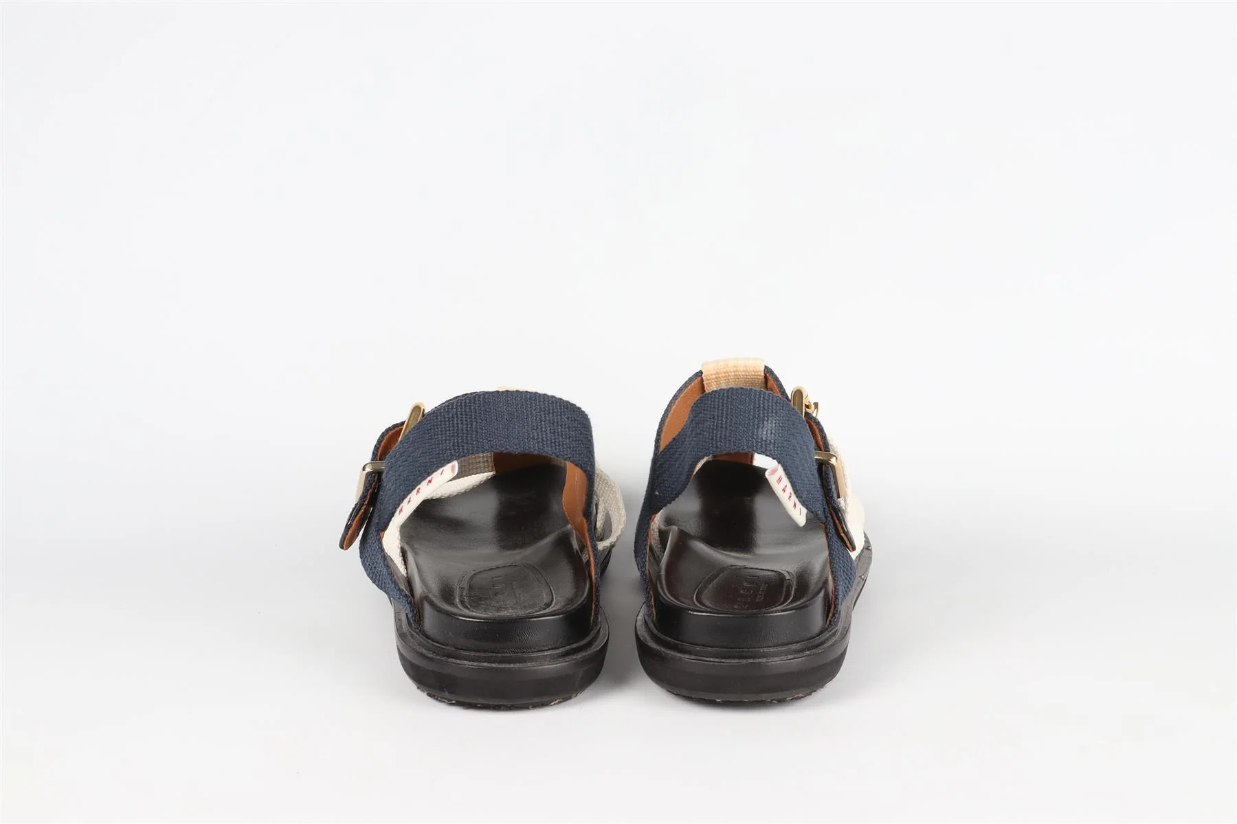 MARNI WHITE AND BLUE FABRIC SANDALS EU 40 UK 7 US 10 - Image 5