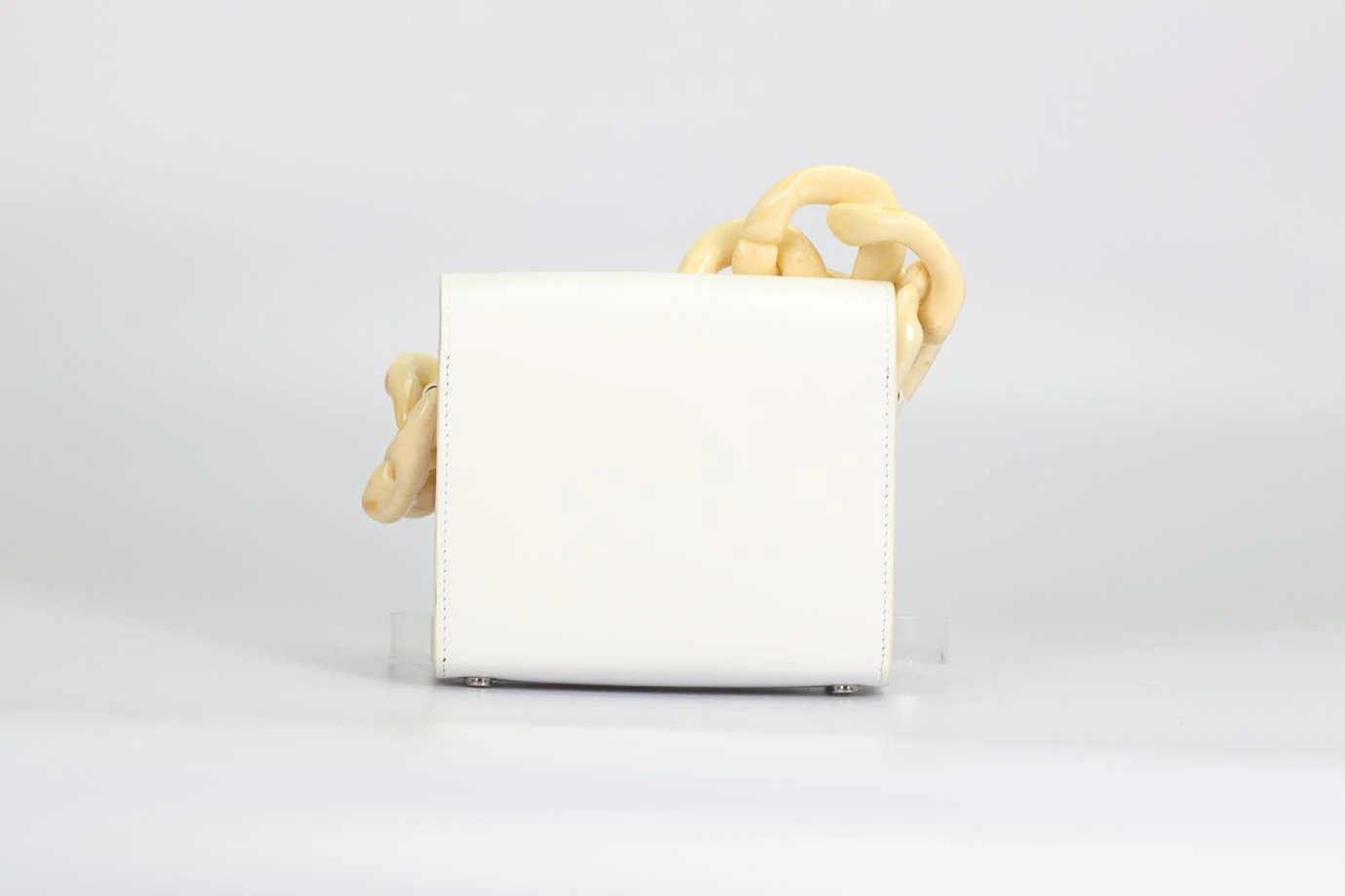 MARQUES ALMEDIA CHAIN DETAILED LEATHER TOTE BAG - Image 5