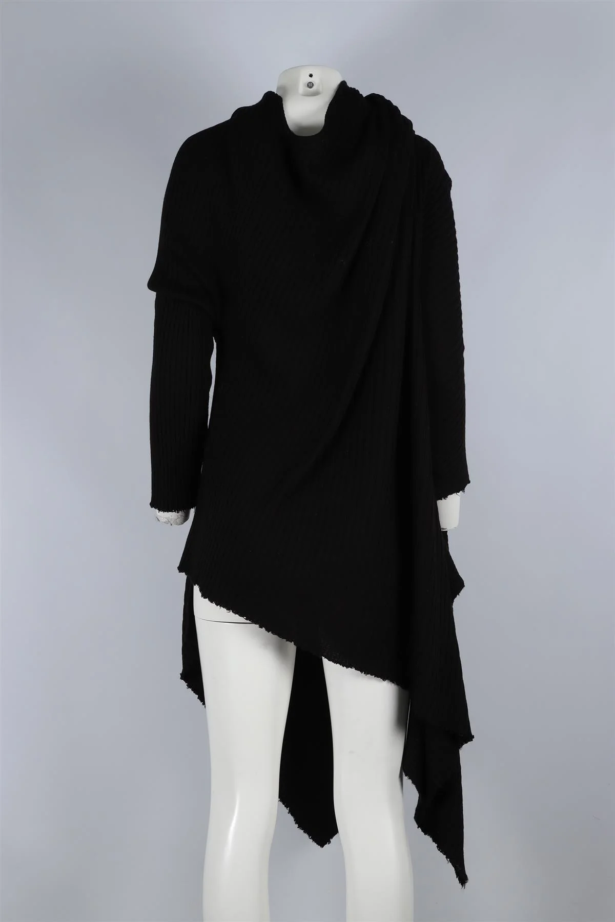 MARQUES ALMEIDA BLACK WOOL SWEATER XSMALL - Image 4