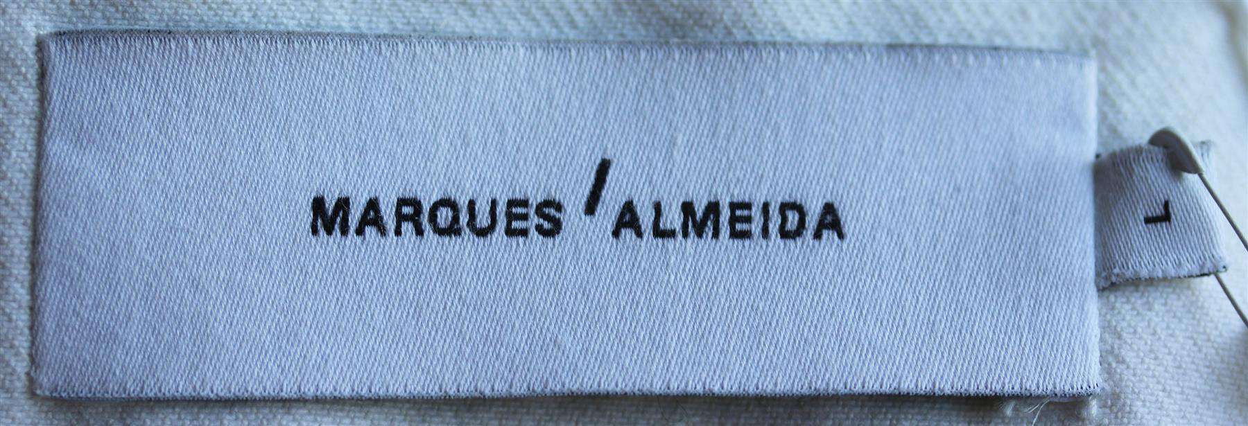 MARQUES' ALMEIDA FRAYED DENIM JACKET LARGE - Image 6