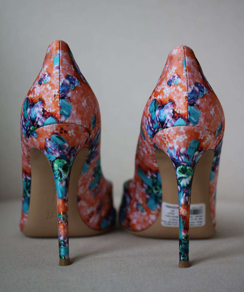 MARY KATRANTZOU + GIANVITO ROSSI LISA PONKER SATIN PUMPS EU 41 UK 8 US 11 - Image 4