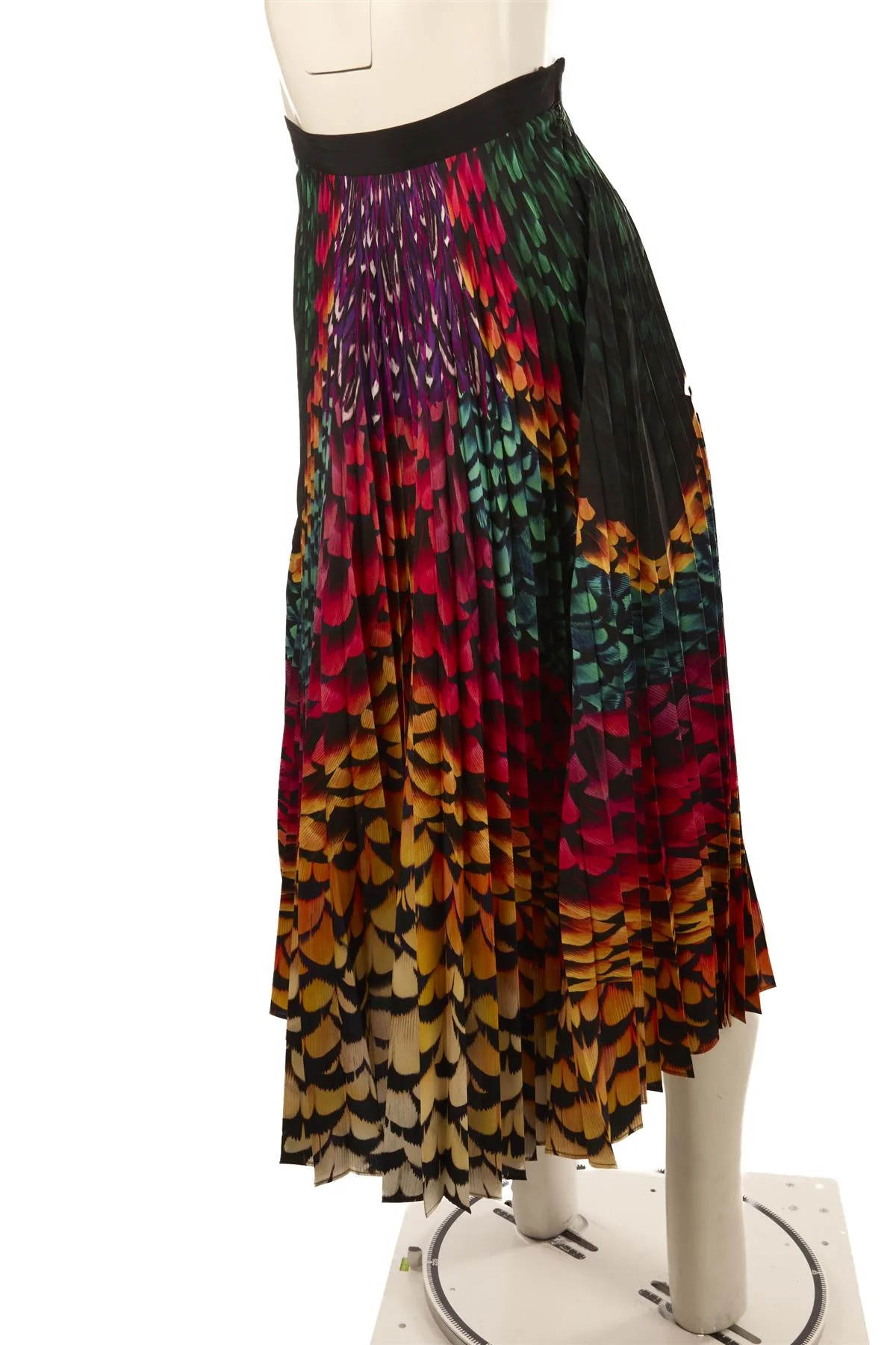 MARY KATRANTZOU MULTI SATIN MAXI SKIRT UK 6 - Image 3