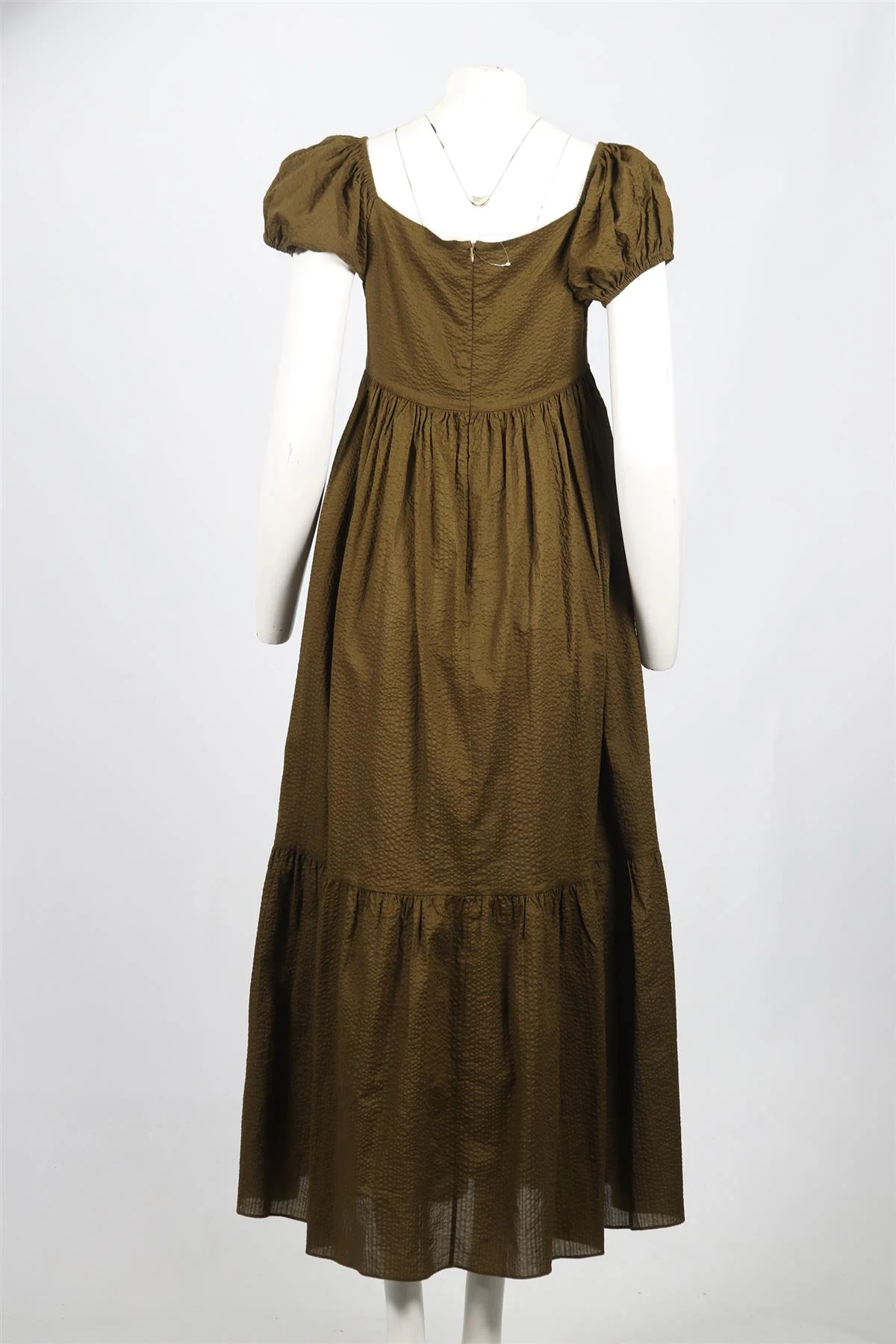 MARYSIA COTTON MAXI DRESS SMALL - Image 4