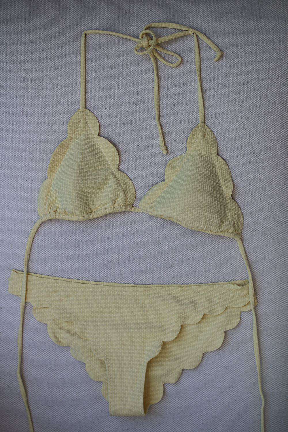 MARYSIA SWIM BROADWAY TRIANGLE SCALLOP BIKINI SMALL/MEDIUM - Image 3