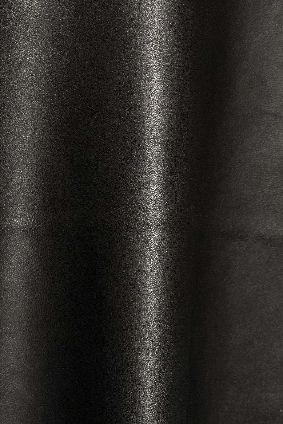 MASON BY MICHELLE MASON BLUE LEATHER PANEL SWEATER SMALL - Image 5