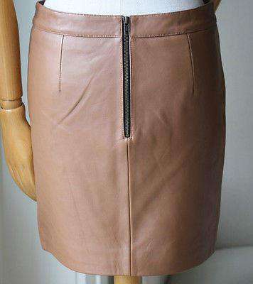 MASON BY MICHELLE MASON LEATHER SKIRT US 4 UK 8 - Image 10