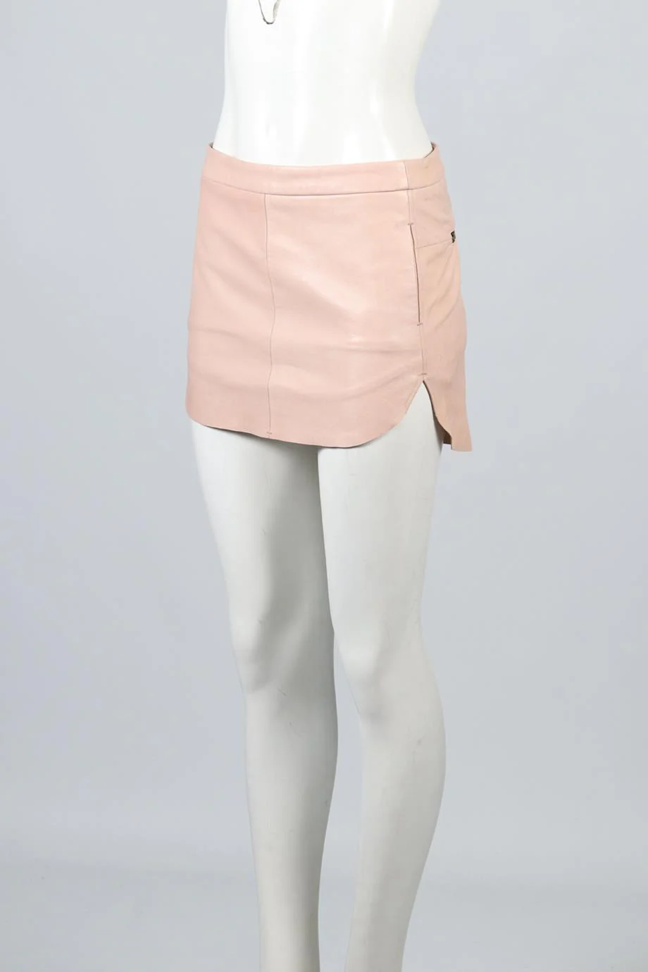 MASON LEATHER MINI SKIRT US 2 UK 6 - Image 3