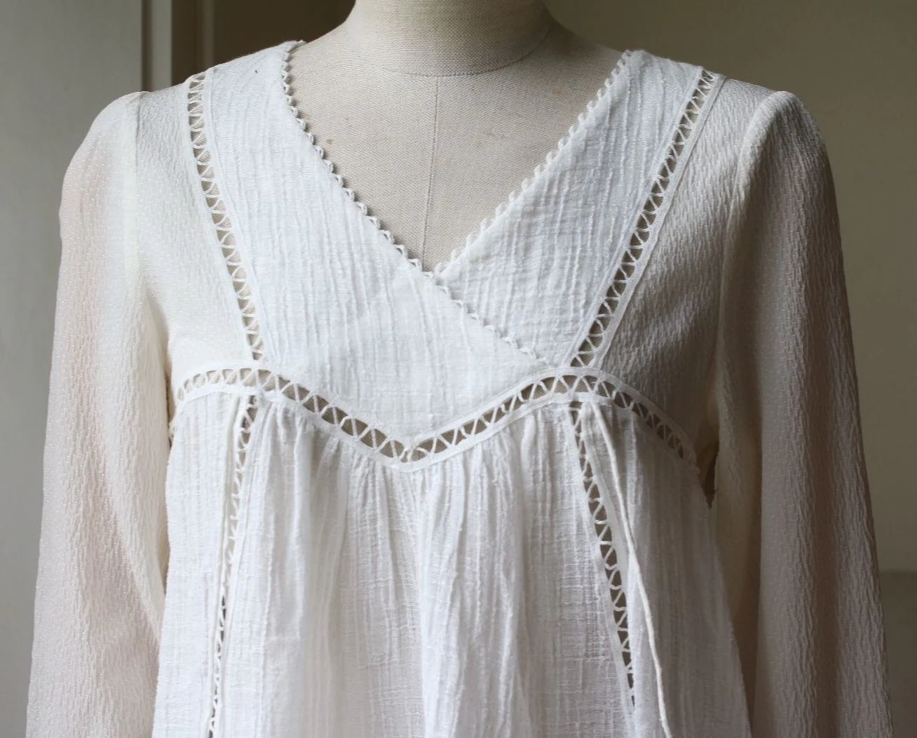 MASSCOB CRINKLED LINEN-BLEND TOP SMALL - Image 6