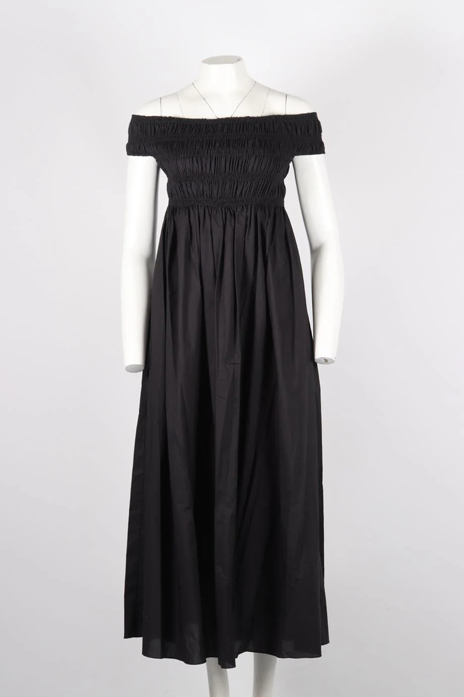 MATTEAU OFF THE SHOULDER COTTON MAXI DRESS UK 12 - Image 2