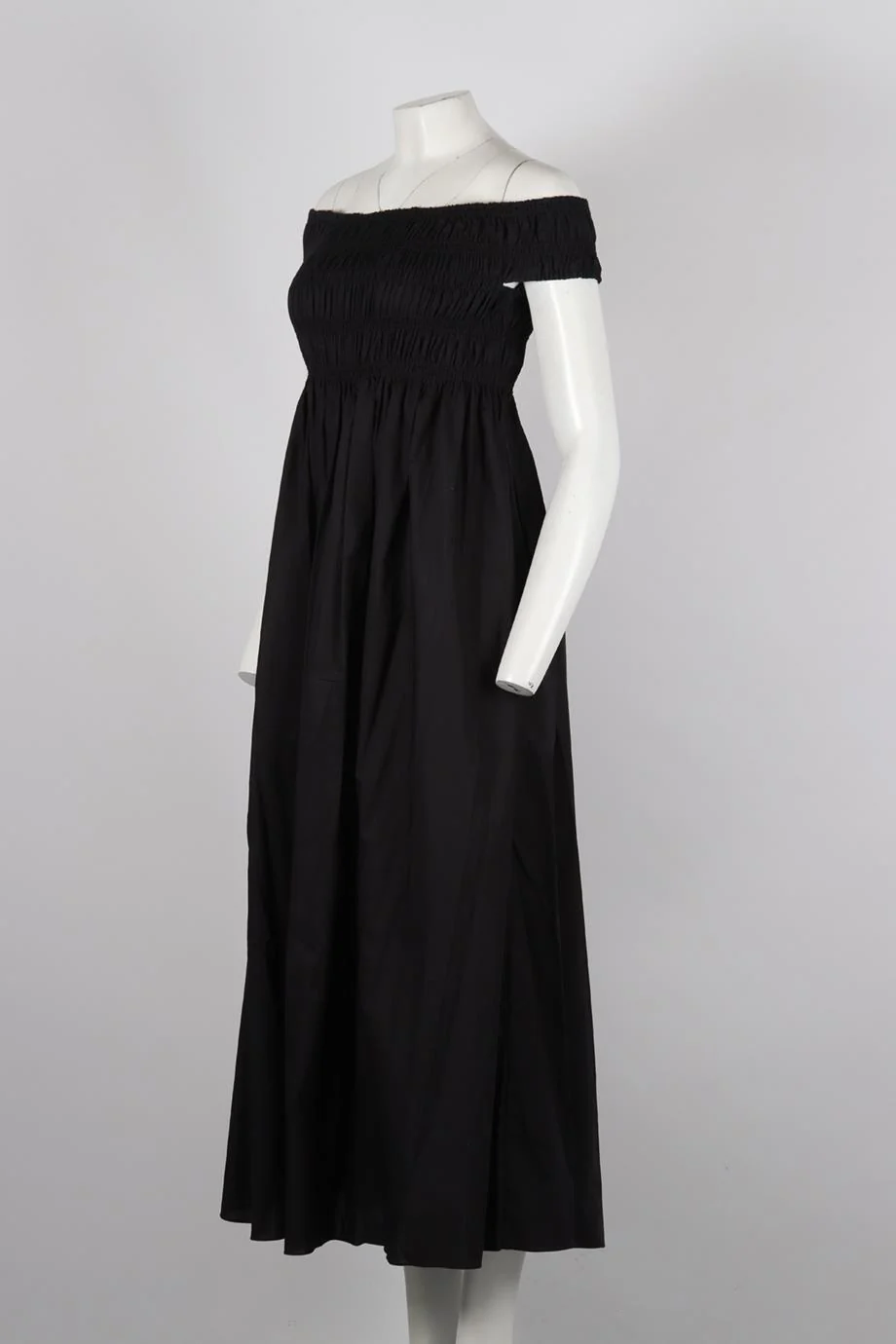 MATTEAU OFF THE SHOULDER COTTON MAXI DRESS UK 12 - Image 3