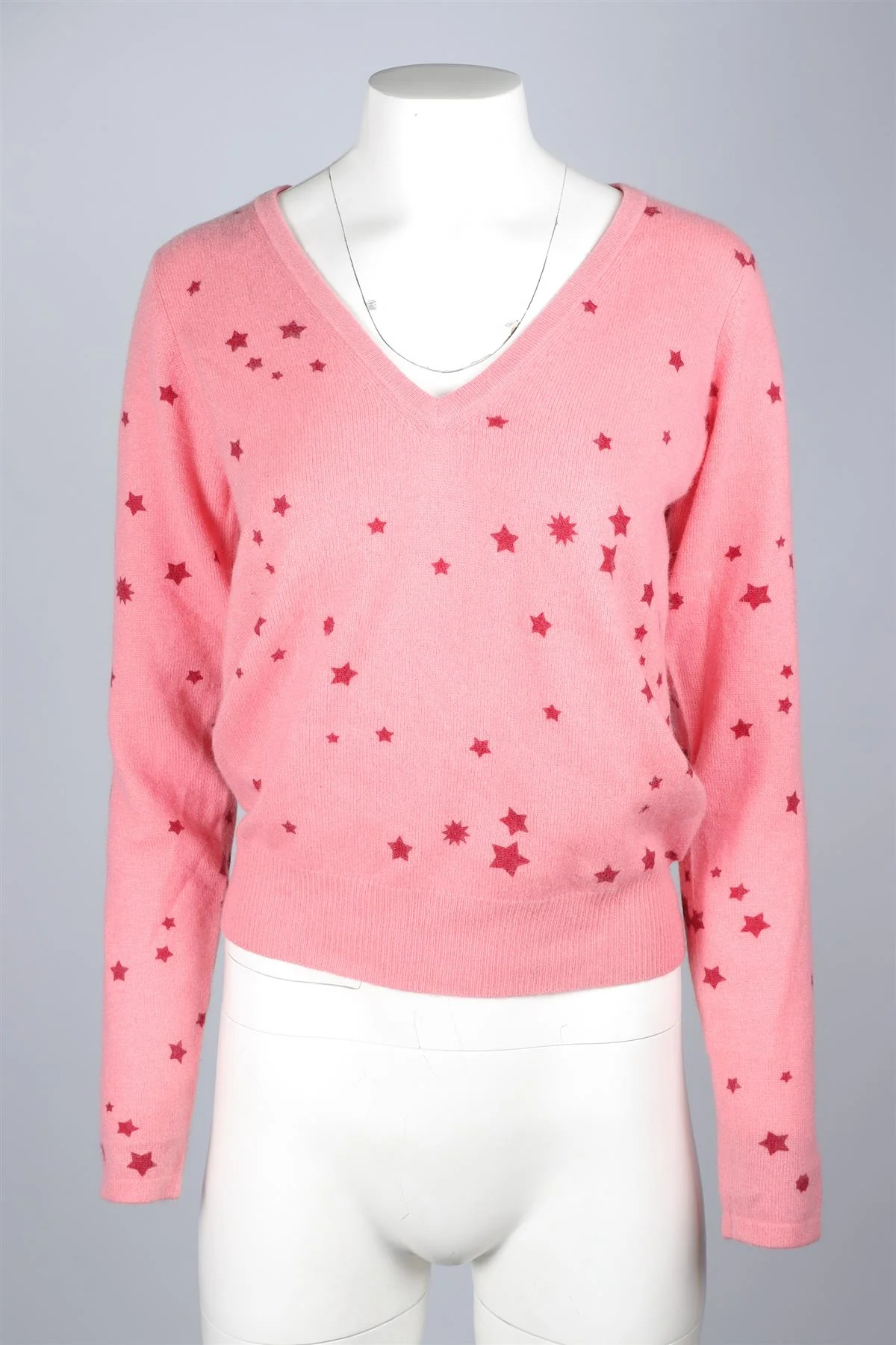 MATTHEW WILLIAMSON PINK CASHMERE SWEATER UK 10 - Image 2