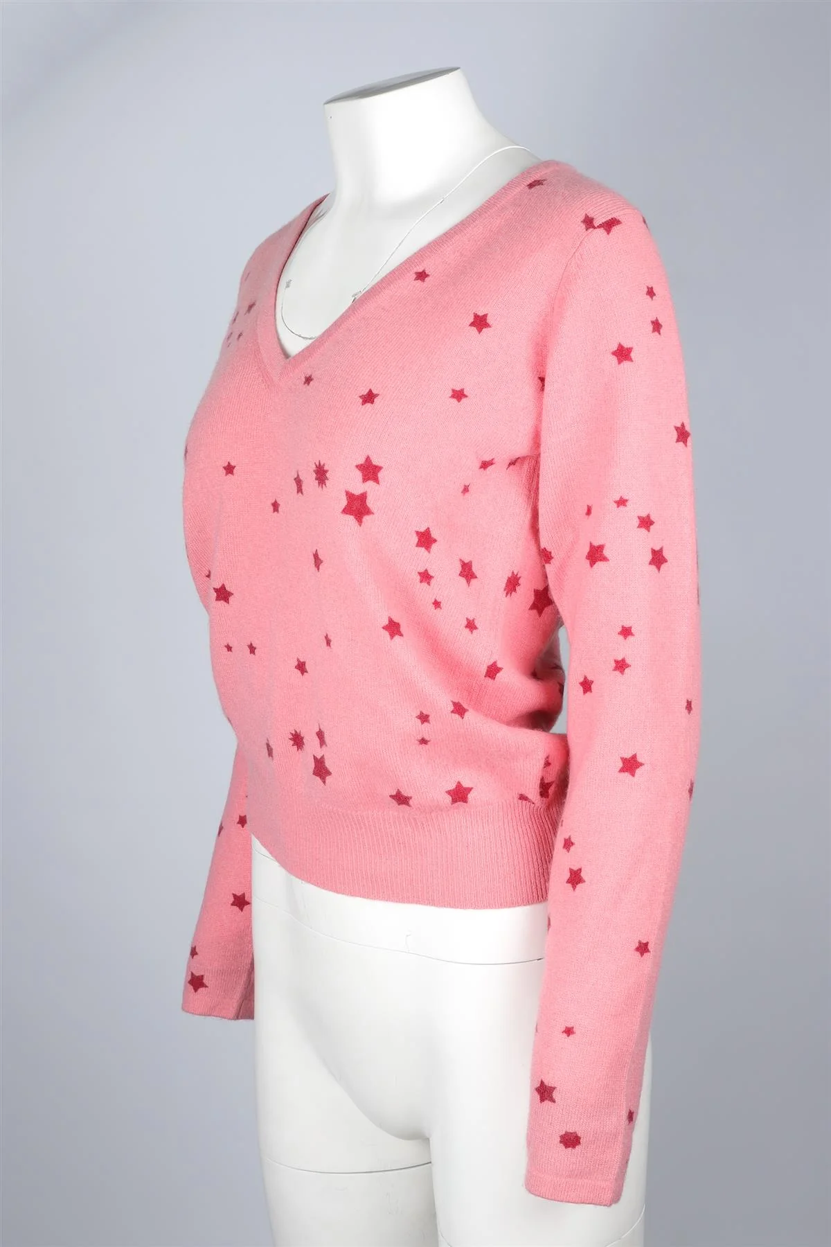 MATTHEW WILLIAMSON PINK CASHMERE SWEATER UK 10 - Image 3