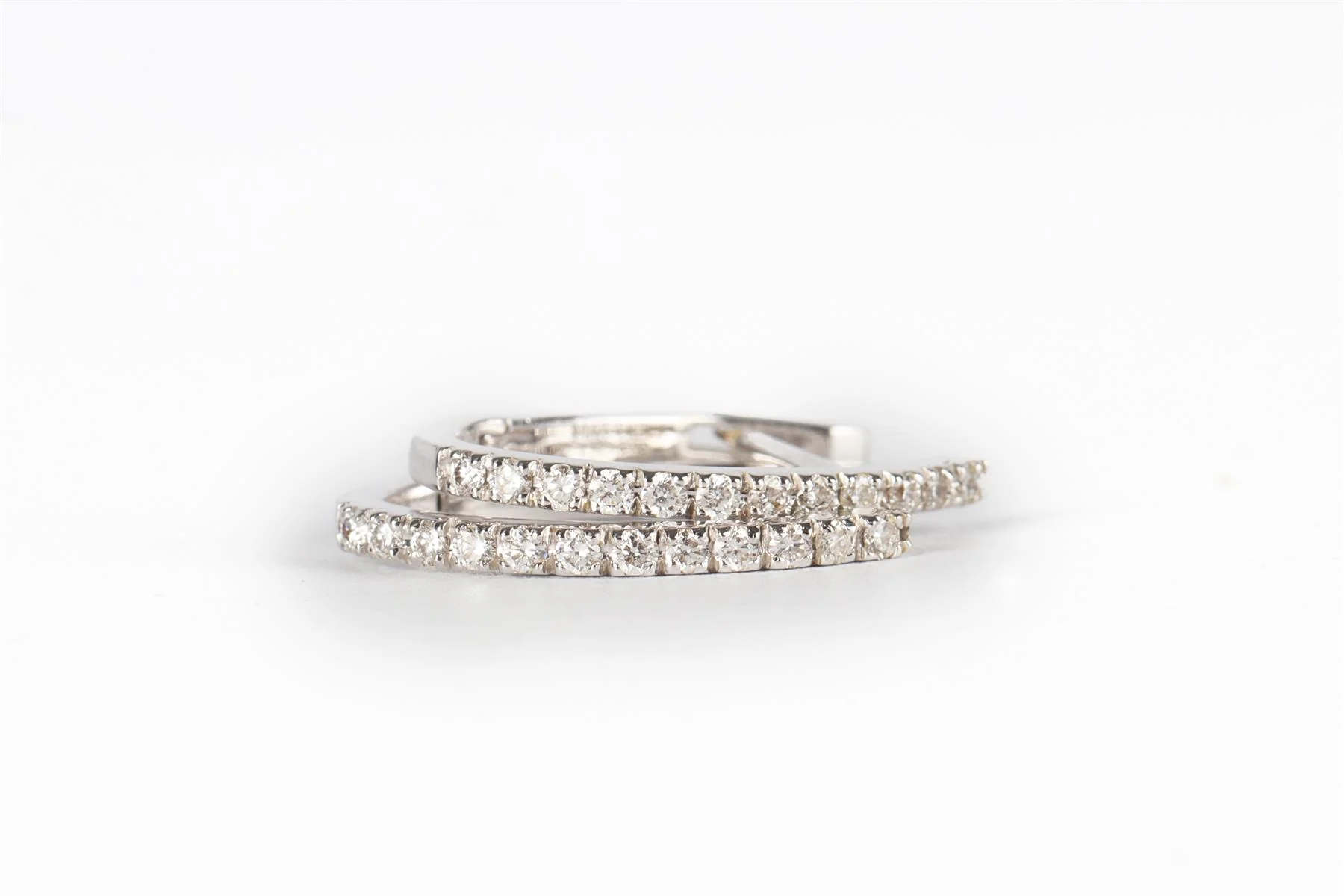 MATTIOLI PUZZLE 18KT WHITE GOLD AND DIAMONDS EARRINGS AND 11 COLOURED PAIRS SET - Image 9