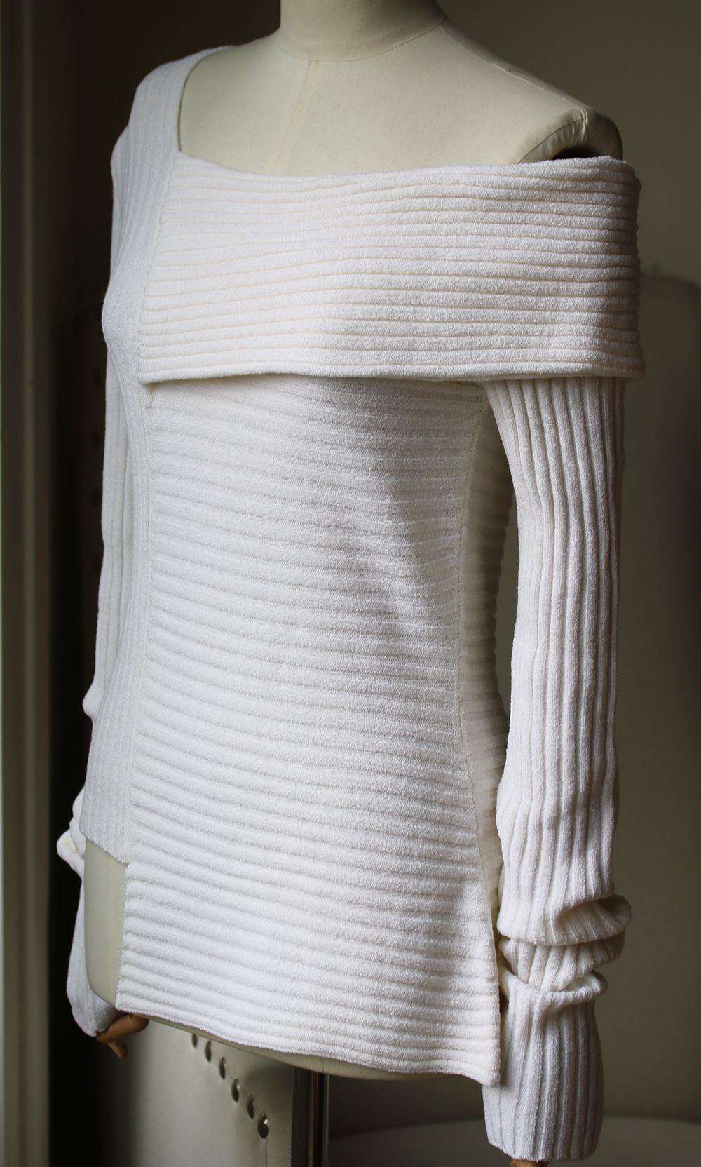 MAURIE AND EVE AVELINE RIBBED KNIT SWEATER UK 8 - Image 2
