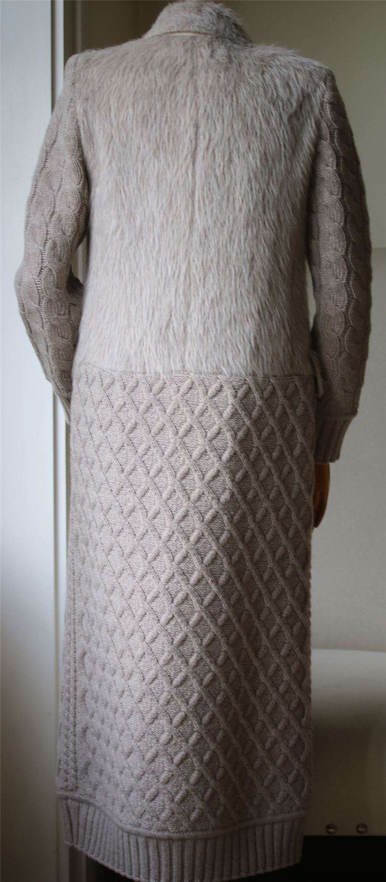 MAX MARA ALDA PANELLED WOOL AND CASHMERE BLEND COAT MEDIUM - Image 6