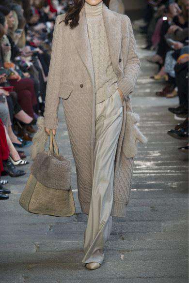 MAX MARA ALDA PANELLED WOOL AND CASHMERE BLEND COAT MEDIUM - Image 9