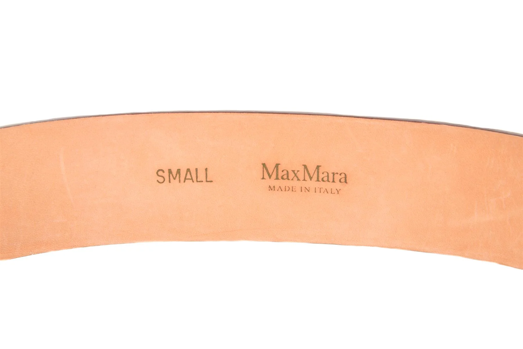 MAX MARA BROWN LEATHER WAIST BELT SMALL - Image 7