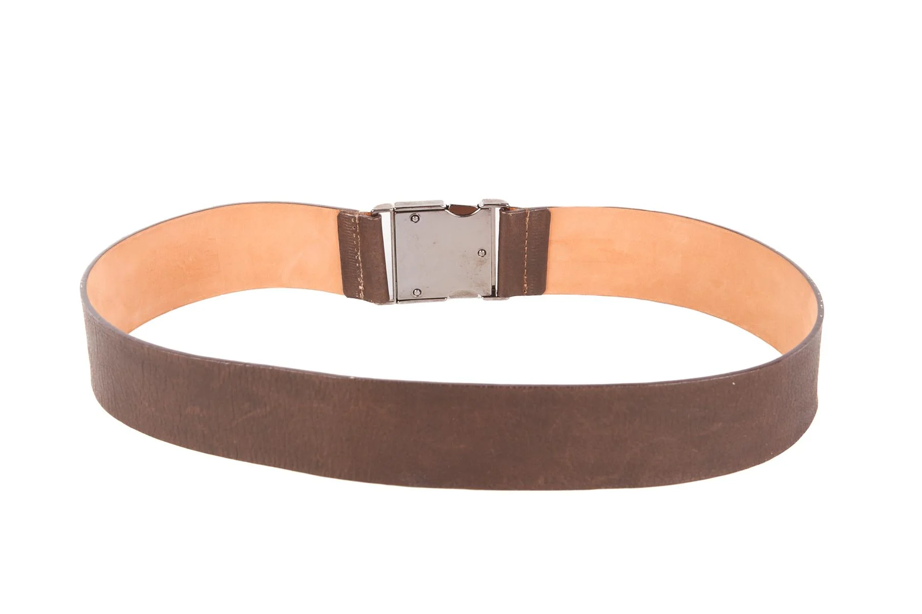 MAX MARA BROWN LEATHER WAIST BELT SMALL - Image 8