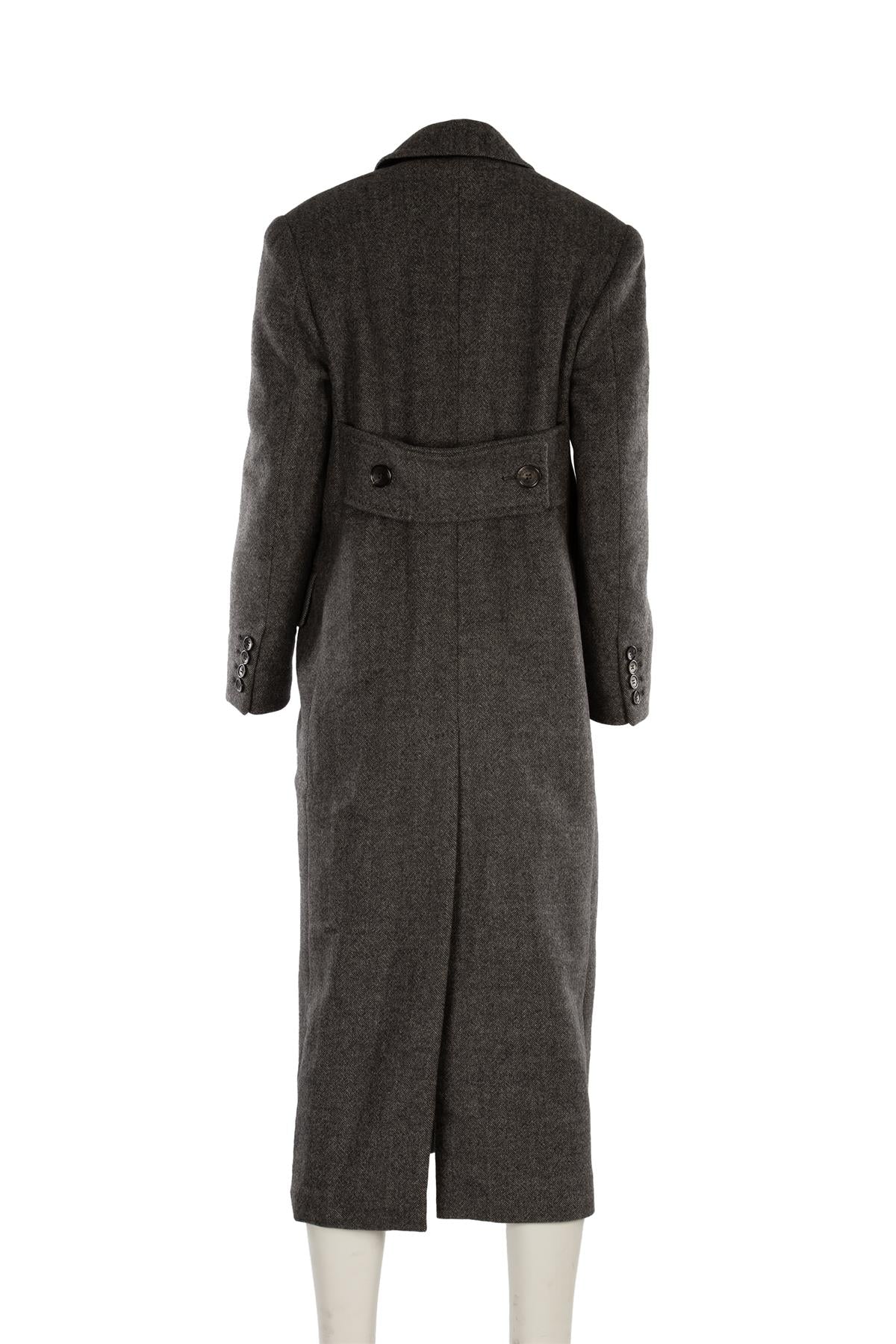 MAX MARA GREY ECCESSO WOOL COAT IT 40 UK 8 - Image 4