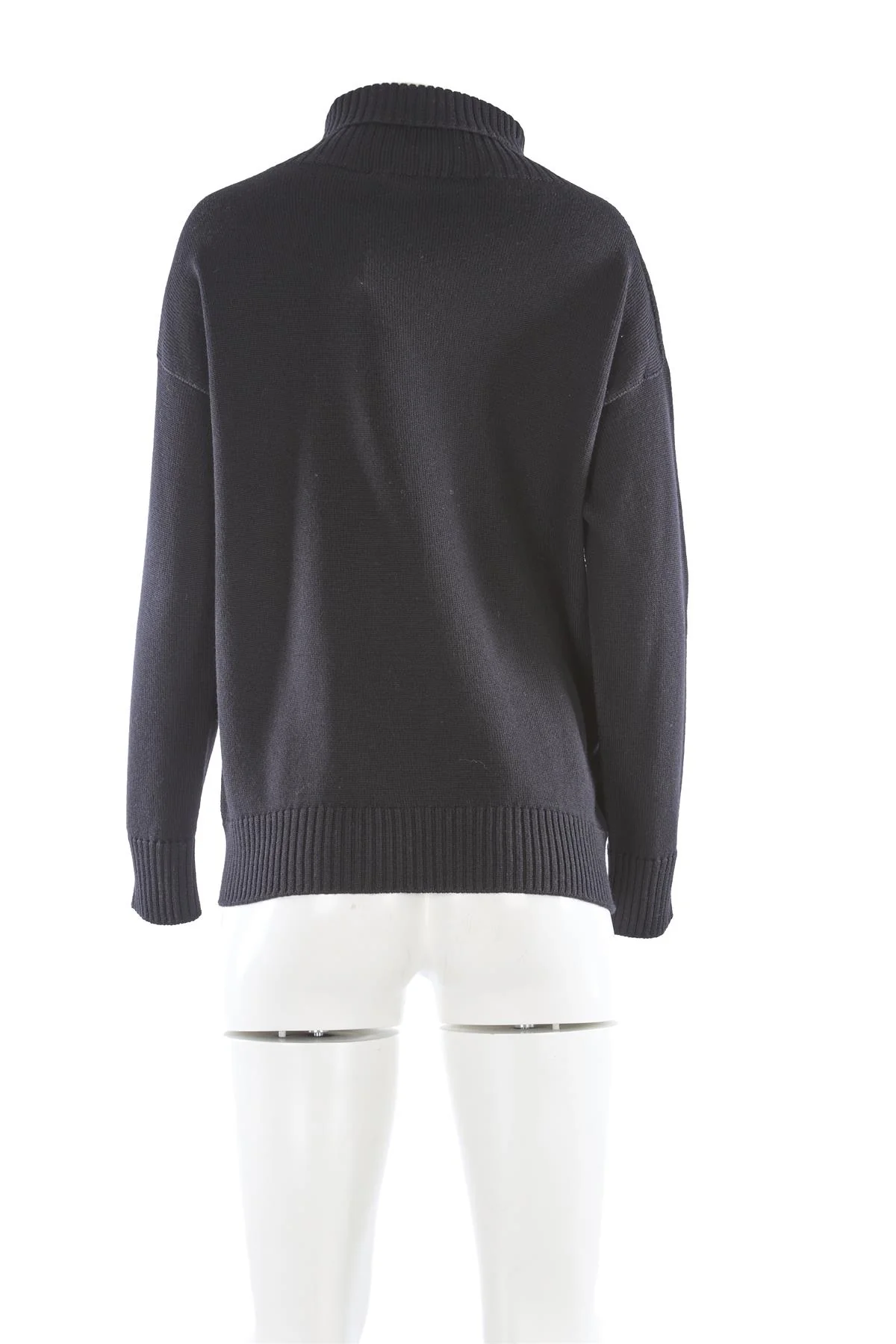 MAX MARA LEISURE BLACK WOOL JUMPER MEDIUM - Image 4