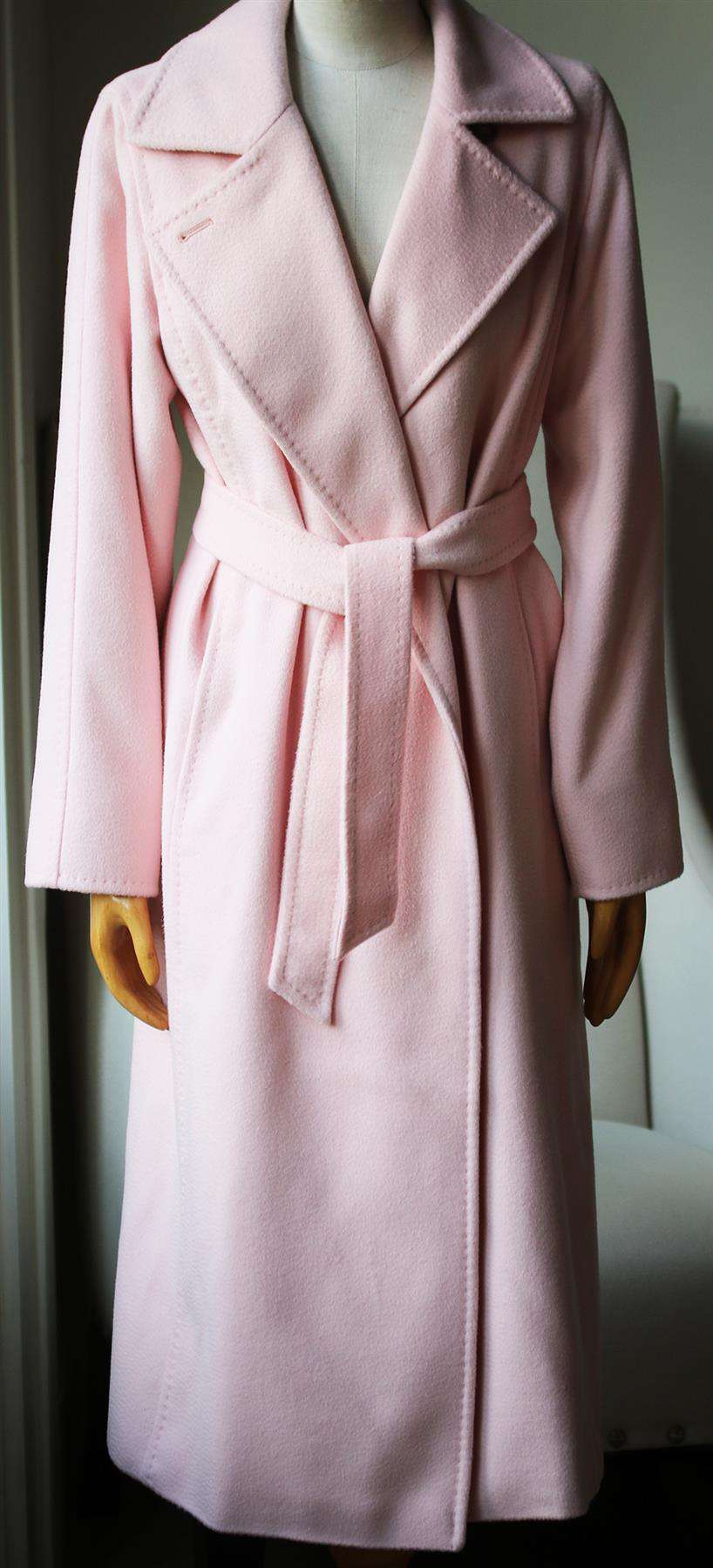 MAX MARA MANUELA BELTED CAMEL HAIR COAT UK 10 - Image 2