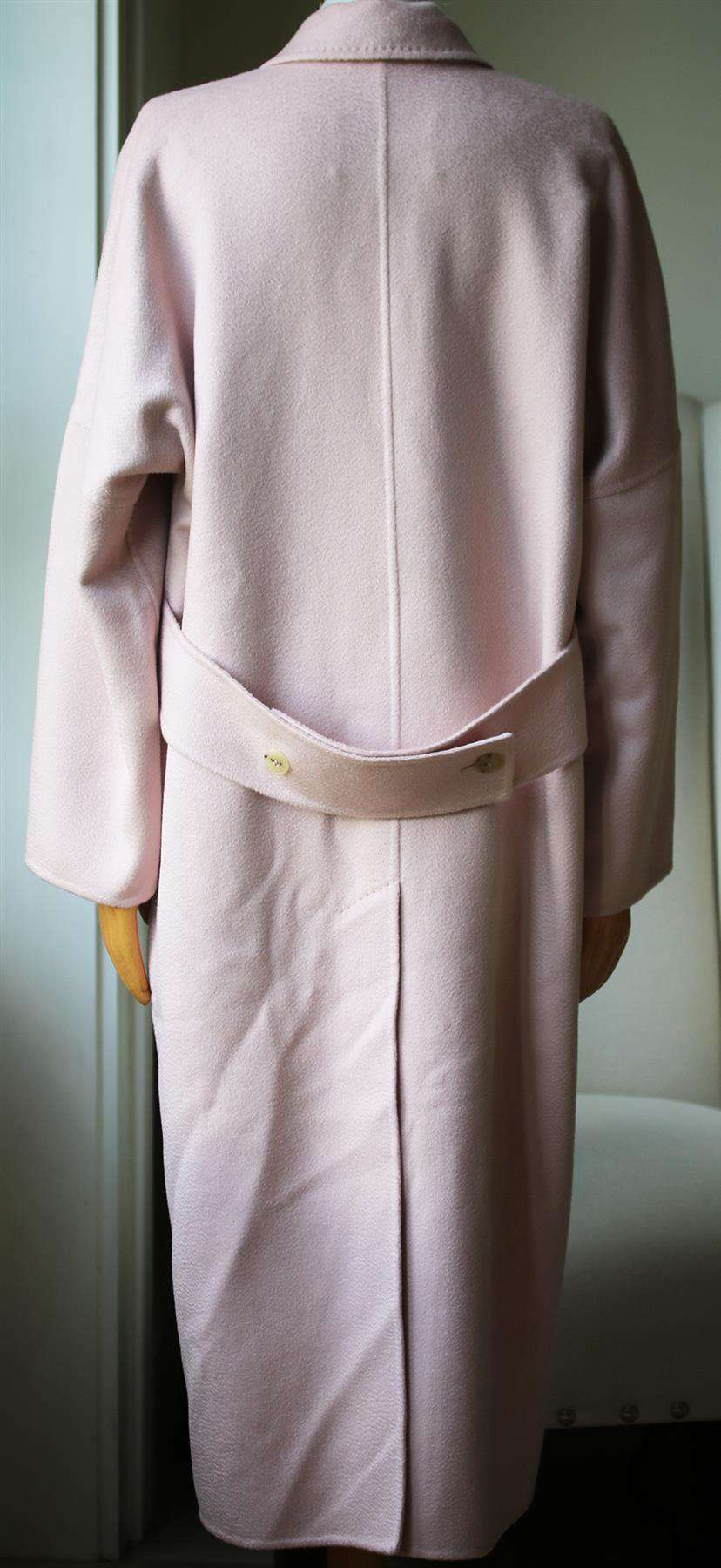 MAX MARA RUBIERA SINGLE BREASTED CASHMERE COAT UK 12 - Image 4