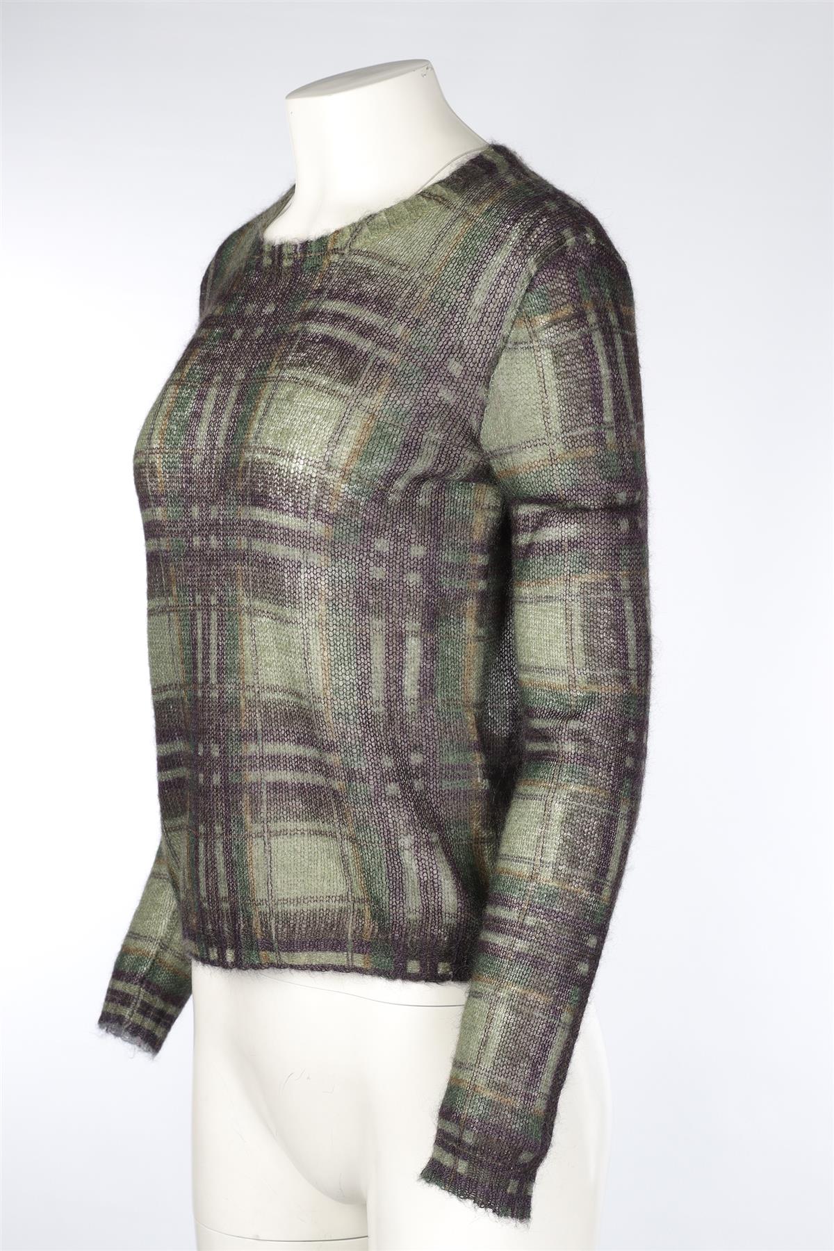 MAX MARA STUDIO GREEN MOHAIR SWEATER MEDIUM - Image 3