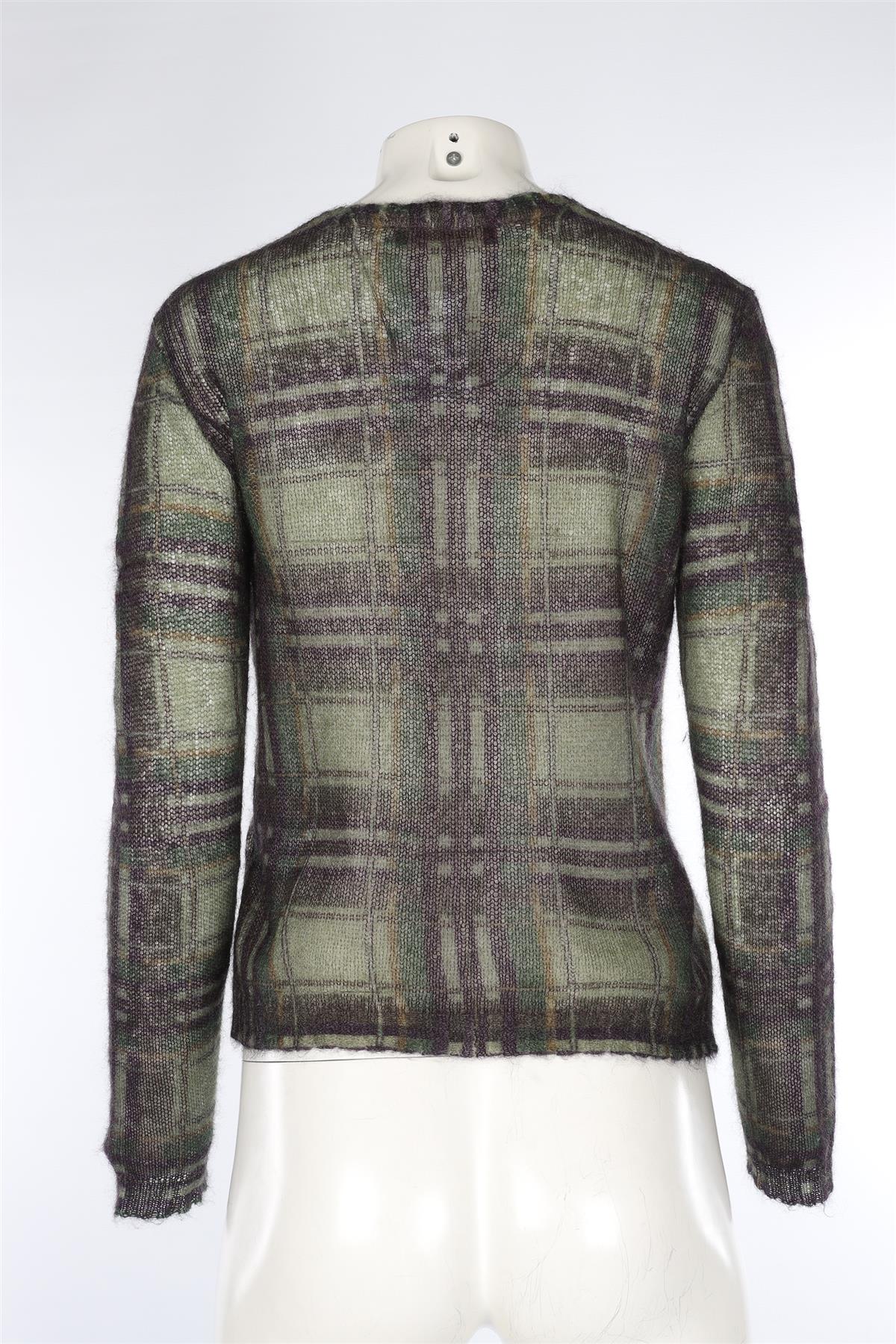 MAX MARA STUDIO GREEN MOHAIR SWEATER MEDIUM - Image 4
