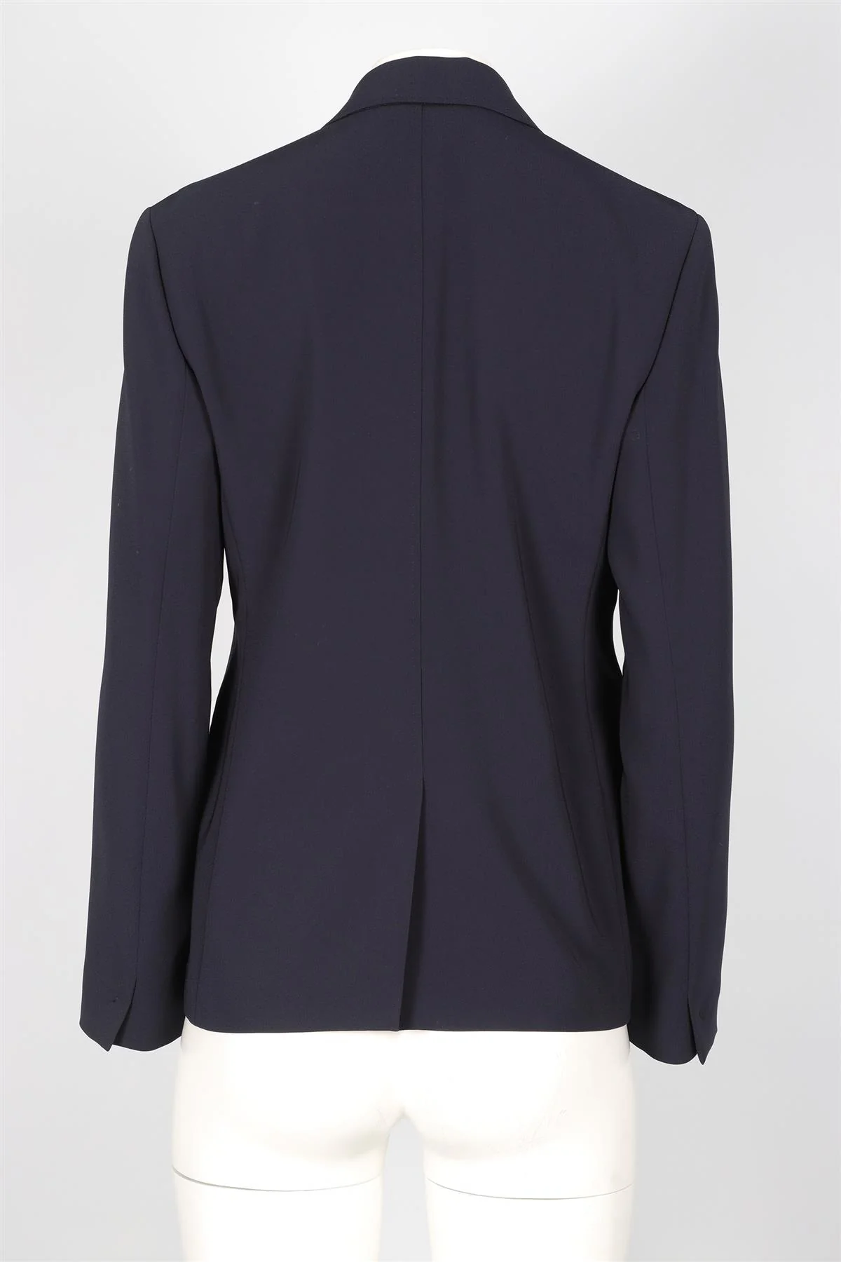 MAX MARA STUDIO NAVY CREPE BLAZER UK 12 - Image 4