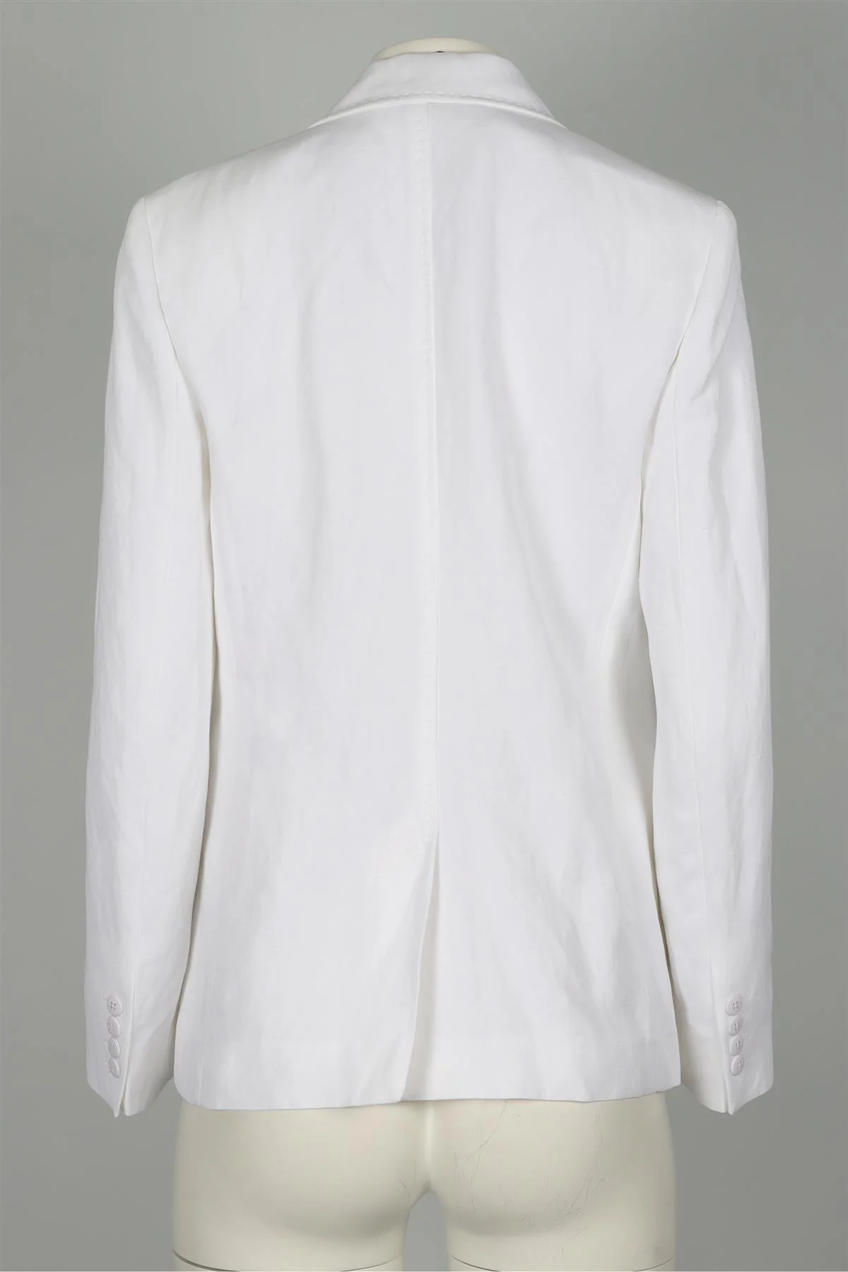 MAX MARA STUDIO WHITE LINEN BLAZER UK 10 - Image 4