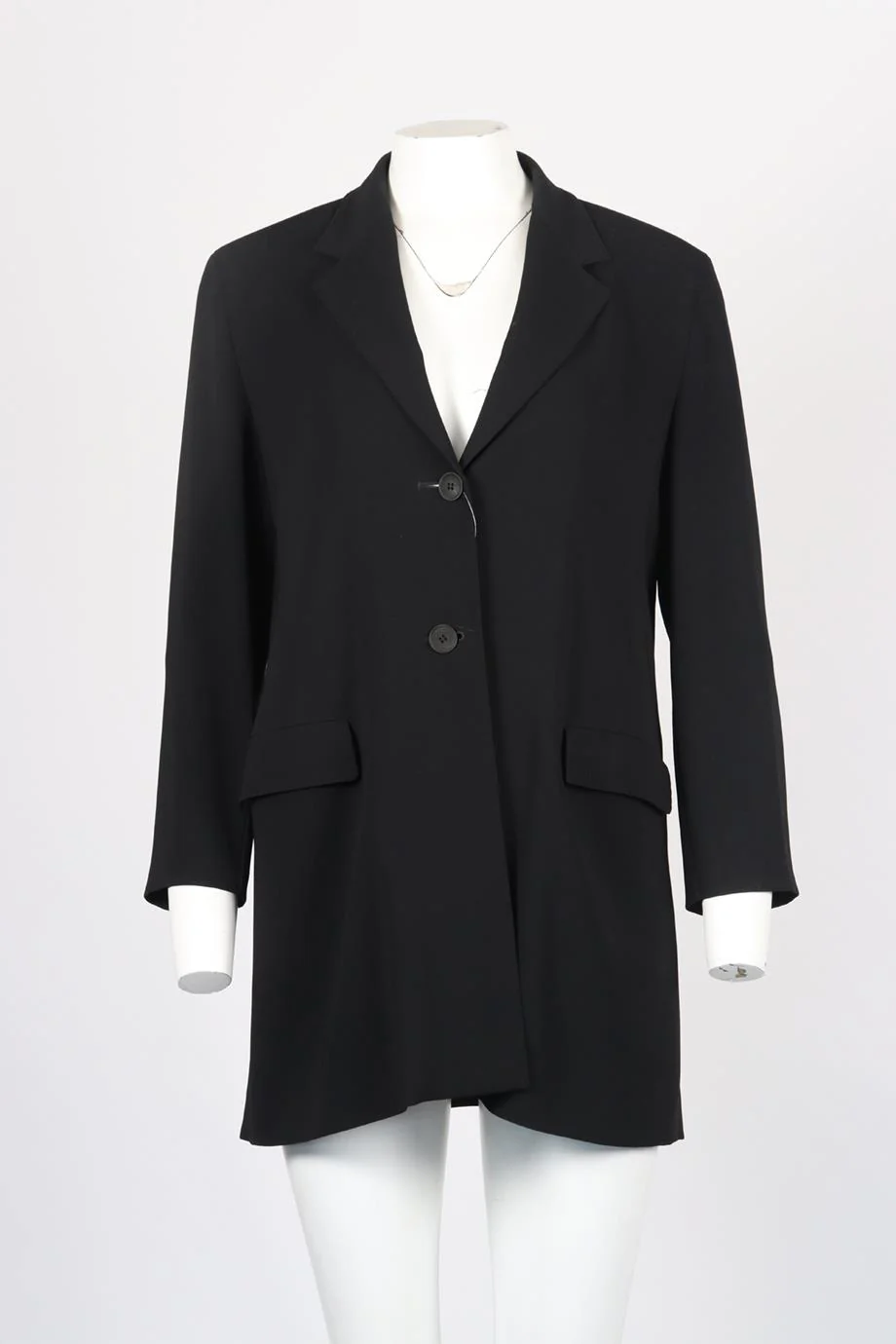 MAX MARA VINTAGE CREPE BLAZER IT 46 UK 14 - Image 2