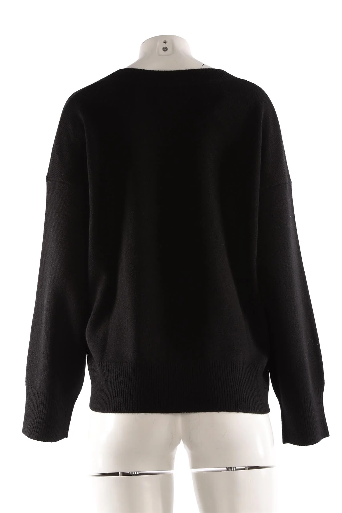 MAX & MOI BLACK WOOL SWEATER MEDIUM - Image 4