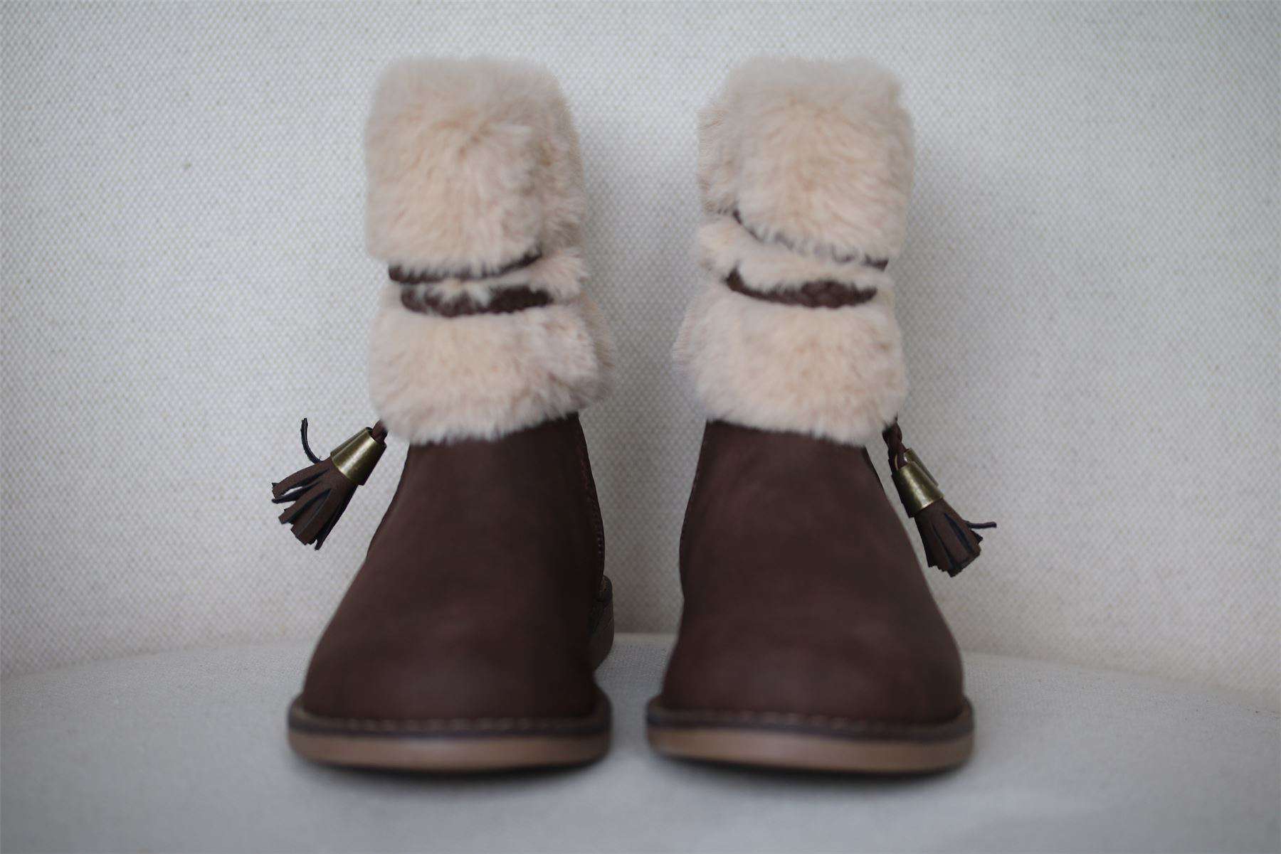 MAYORAL GIRLS BROWN BOOTS EU 28 UK 10 - Image 2