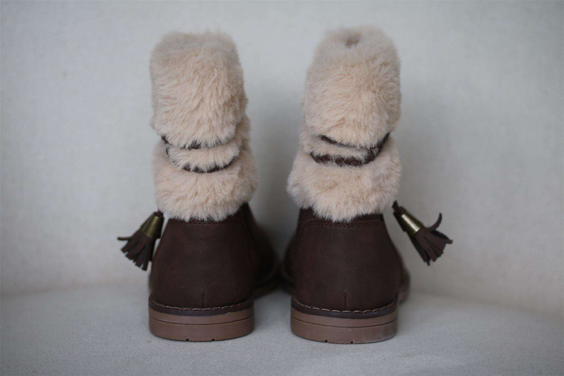 MAYORAL GIRLS BROWN BOOTS EU 28 UK 10 - Image 3