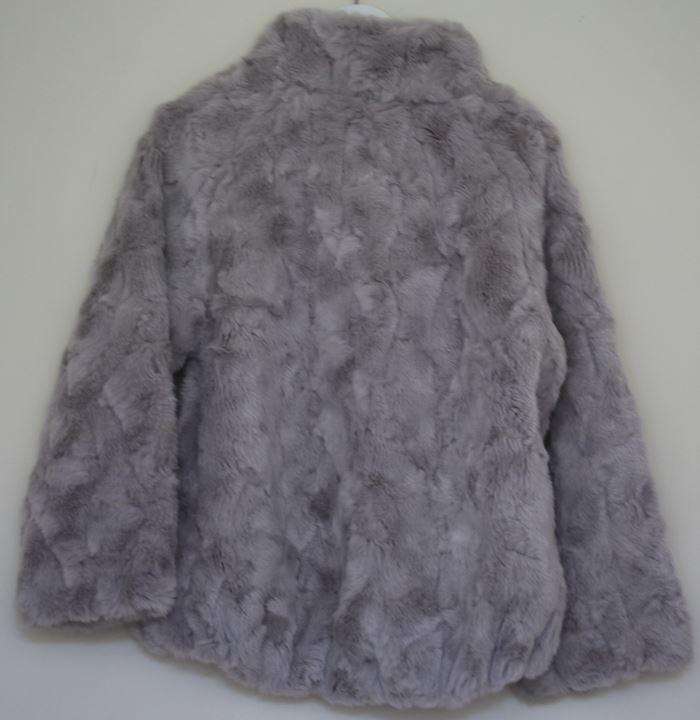 MAYORAL GIRLS GREY FUR COAT 5 YEARS - Image 2