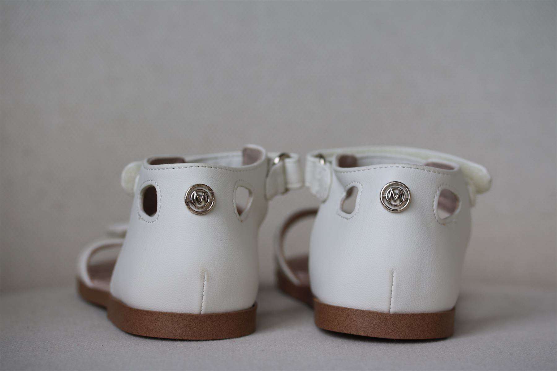 MAYORAL GIRLS IVORY STAR SANDALS EU 25 UK 7.5 - Image 4