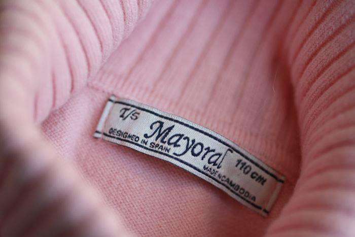 MAYORAL GIRLS PINK ROLL NECK SWEATER 5 YEARS - Image 3