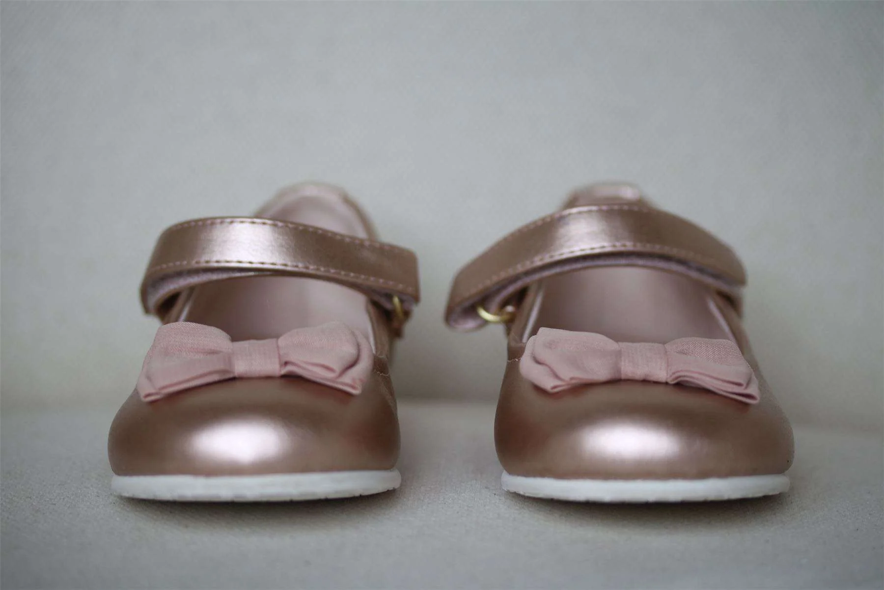 MAYORAL GIRLS PINK SHOES WITH ORGANZA BOW EU 24 UK 7 - Image 2