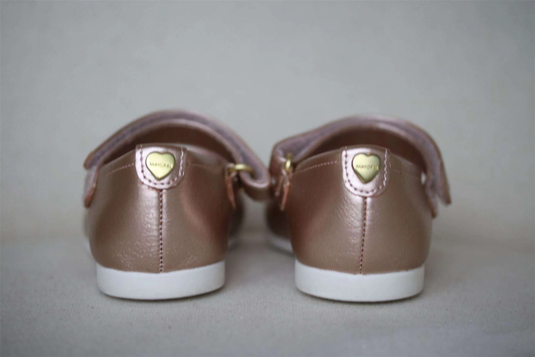 MAYORAL GIRLS PINK SHOES WITH ORGANZA BOW EU 24 UK 7 - Image 3